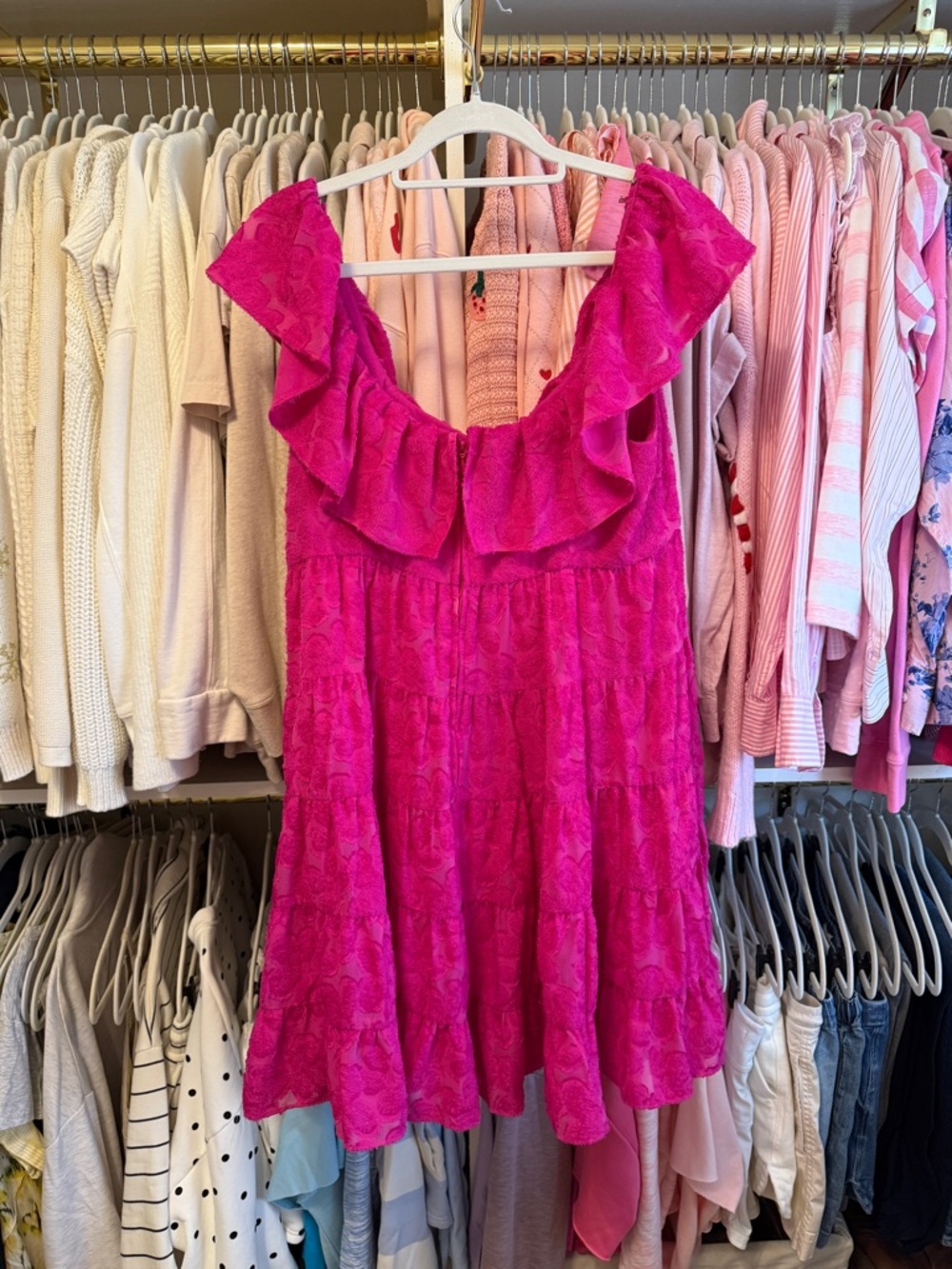 Lilly Pulitzer Berry Soirée Emie Tiered Clip Chiffon Dress - Picture 3 of 4